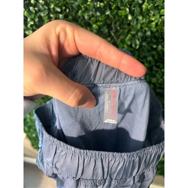 Free People Sunshine Bubble Blue Shorts Size Small - Image 5