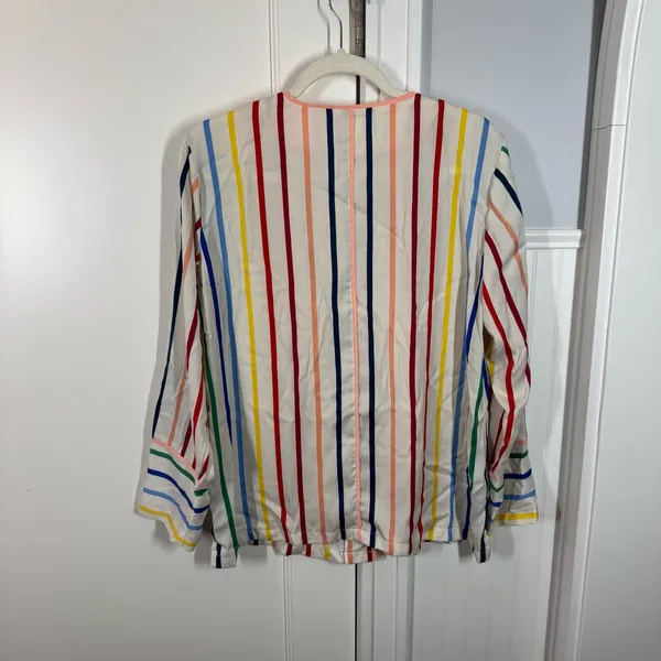 Summersalt The Cloud‎ 9 Silky Striped Pajama Top size large lounge casual sleep - Image 6