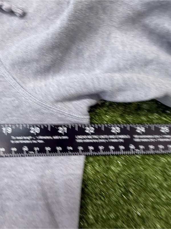 VSX Victoria Sport Grey Full Zip Hoodie Sweatshirt Logo Workout Athleisure L - Image 7