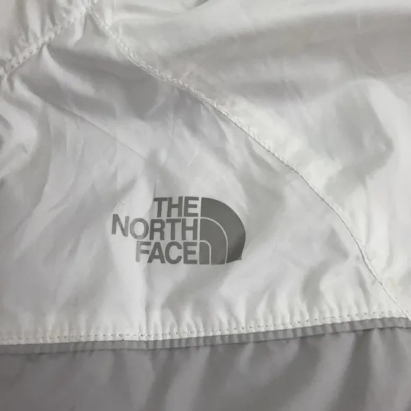 The North Face Jacket Womens Medium White Gray Full Zip Hydrenalite Windbreaker - Image 4