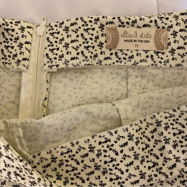 Altar’d‎ State Floral Corduroy Skirt - Image 4