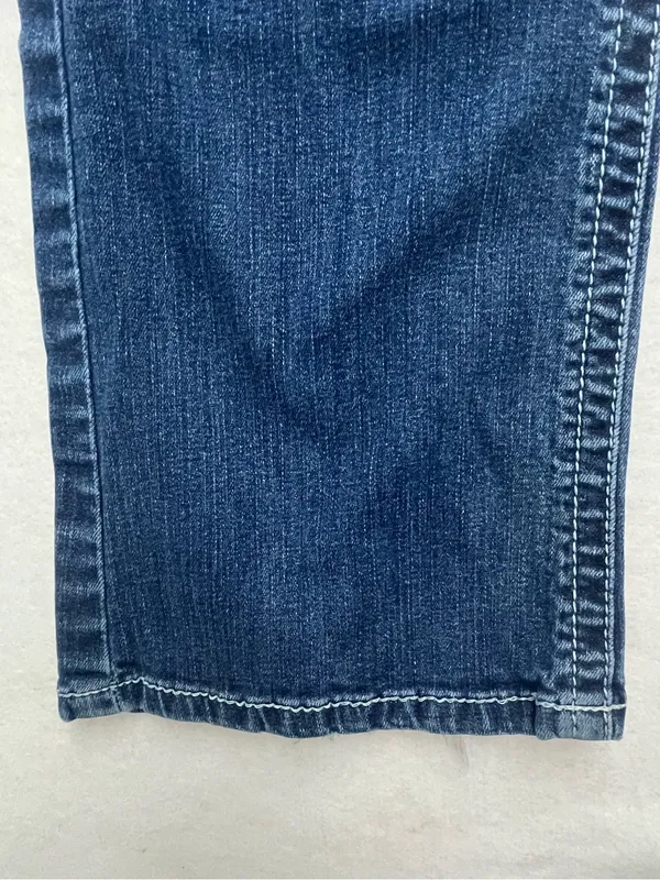Ariat Real Denim Women’s Marine Blue Entwined Mid Rise Bootcut Jeans Size 32R - Image 2