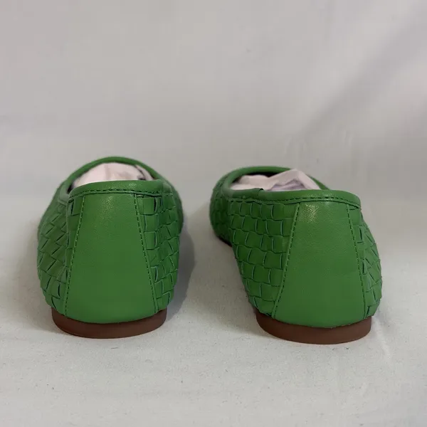 On 34th Size-6M‎ Women's Friyaa Woven Ballet Flats Green - Image 5