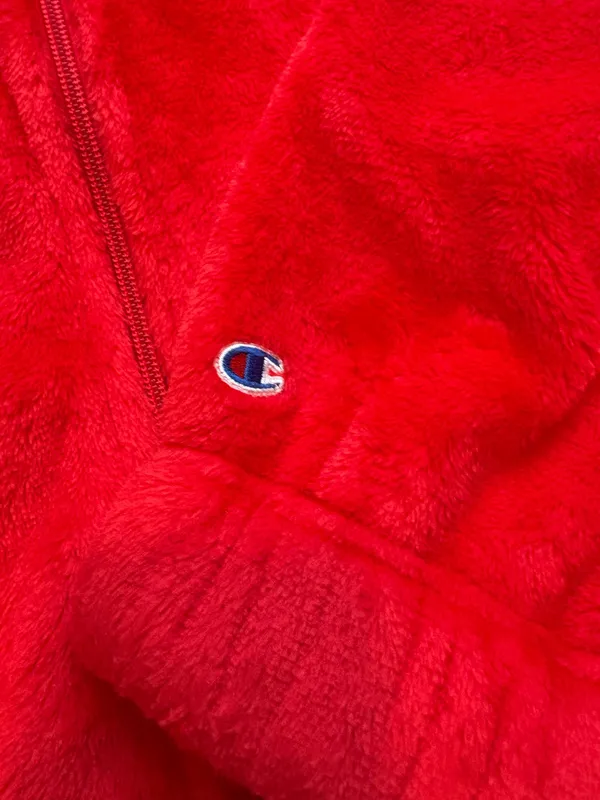 Champion Ohio State Buckeyes Fleece Zip Jacket Red Size Medium - Image 2