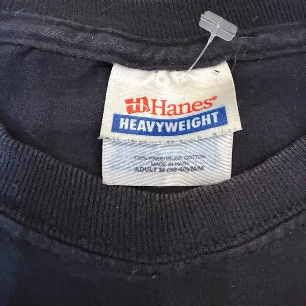 Size M- Vintage Hanes Heavyweight Honor Tattoo Graphic - Image 5
