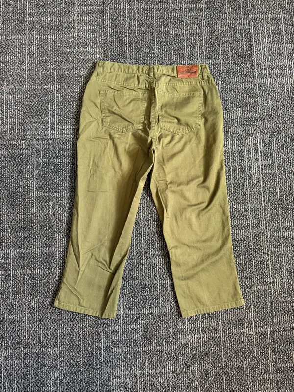 Lauren Ralph Lauren Olive Green Cropped Pants Size 4 - Image 4