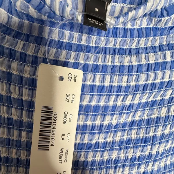 J. crew Gingham Check Smocked Off-the-Shoulder Dress - Image 6