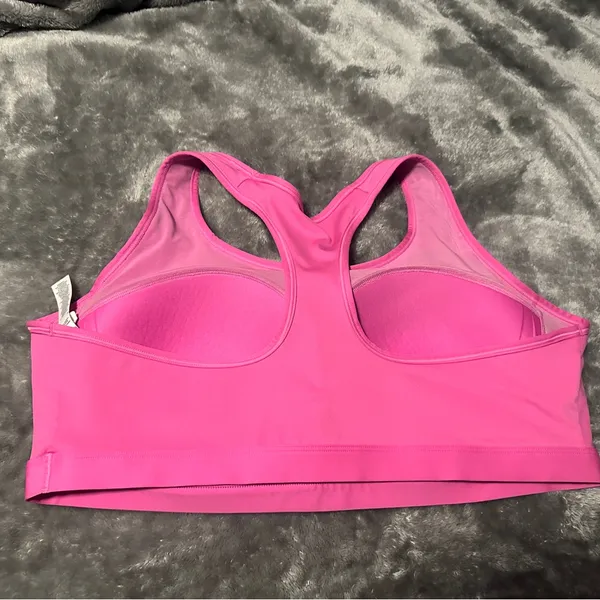 2x Pink Nike Swoosh Medium Padded Sports Bra. - Image 2