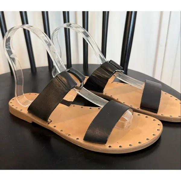 Franco Sarto Katness black double strap sandal size 6 - Image 2