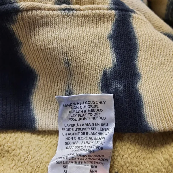 $265 NWT RE/DONE Womens Crewneck Sweatshirt Size Medium Sweater Tie Dye Grunge - Image 8
