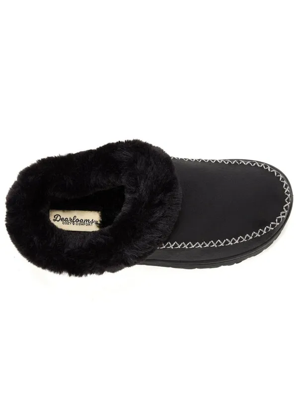 Dearfoams Cozy Comfort Women's Moc Toe Clog Slippers size 7-8 - Image 2