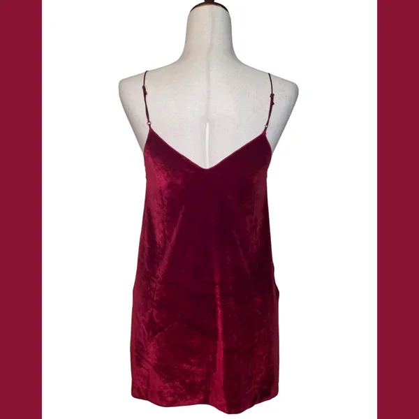 Intimately Free People Red Velvet Tank Top - Image 2