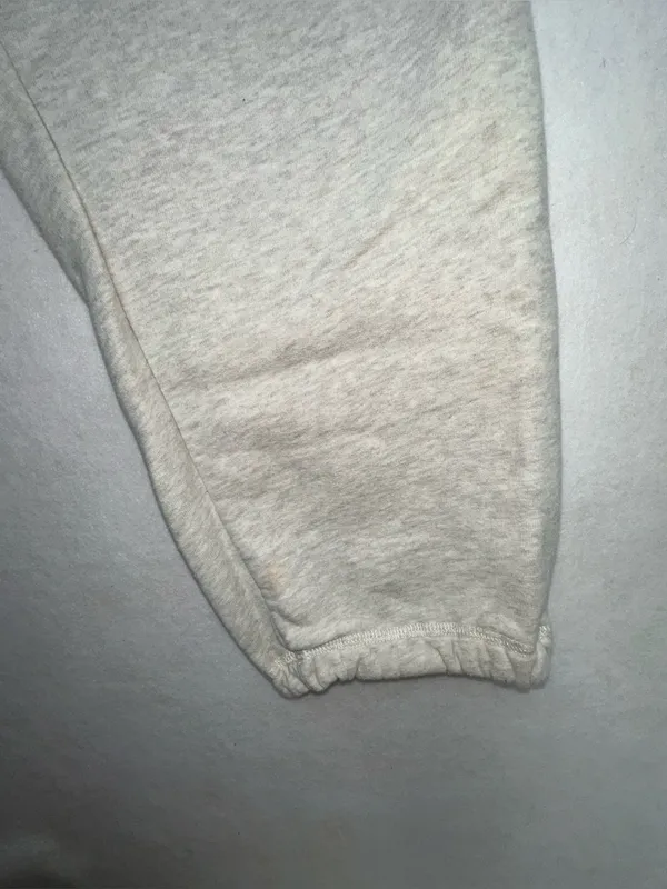 VTG Y2K Abercrombie & Fitch Sweatpants Gray Spellout Back Logo Joggers Large - Image 4