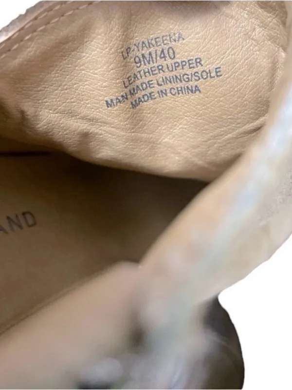 Lucky Brand Wedge Tan Bootie Size 9 M - Image 10