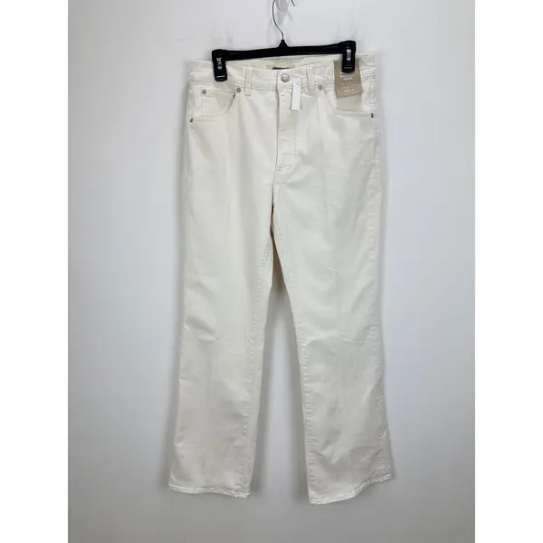 Madewell Relaxed Bootcut Jeans Vintage Ivory Comfort StretchHigh Rise US 29 NWT - Image 7