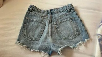 Zara cutoff Jean shorts - Image 2