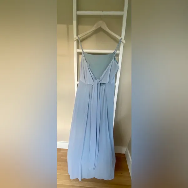 Show Me Your Mumu Bridesmaid Dress XL - Soft Blue Tie Back - Image 7