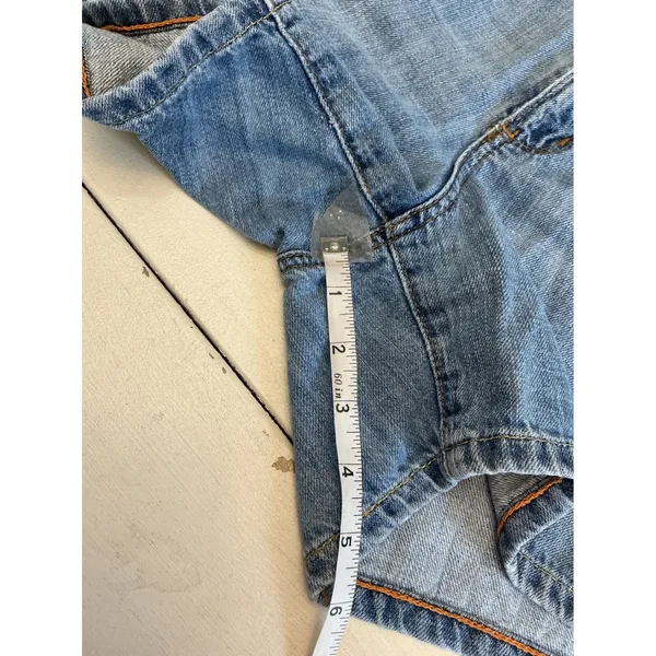 Polo Jeans Co Ralph Lauren Saturday Jean‎ Denim Shorts Light Wash Blue 27/4 - Image 3