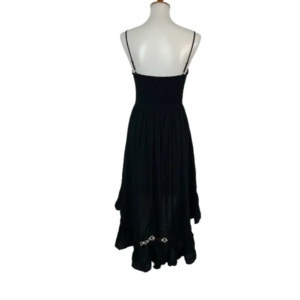 Perfectly Priscilla Maxi Dress Small‎ Black Hi Low NWT Formal Evening - Image 5