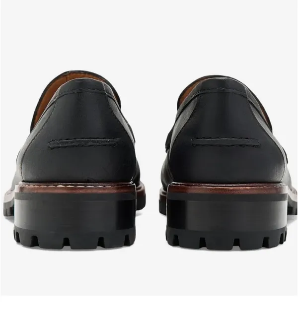 Madewell The Corinne Lugsole Loafers - black size 8 - Image 5