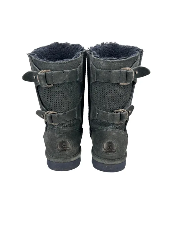 Bearpaw Clara Suede Winter Boots Navy Blue Size 10 Cozy Cabincore - Image 7