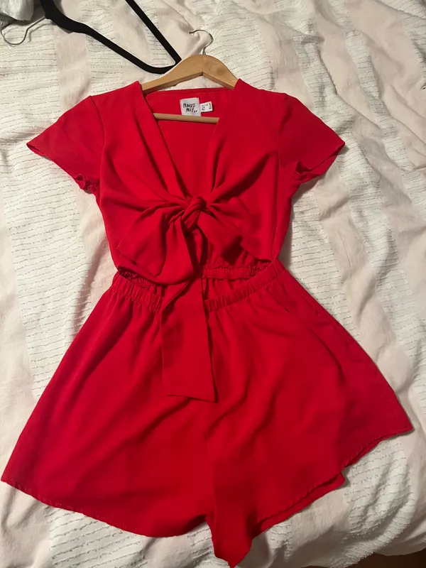 Princess Polly Red Romper - Image 3