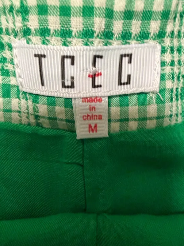 TCEC Gingham Puff Sleeve Crop Top + Skort Set // Picnic Coquette Summer Vibe M - Image 10