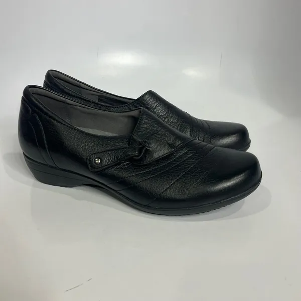Dansko Franny black leather comfort shoes women's size 38‎ 7.5 business casual - Image 2