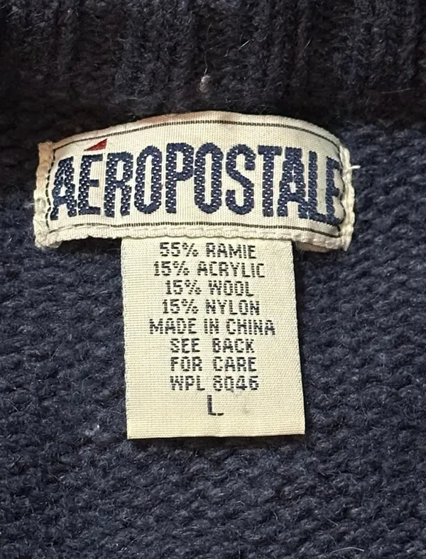 Aeropostale Geometric Nordic Fair Isle Knit Sweater - Image 6