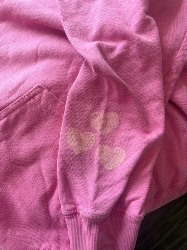 Hot Pink Gamma Phi Beta Hoodie and Shorts Set - Image 4