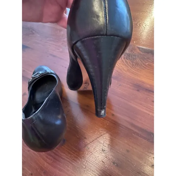 Cole Haan Women's Clair Leather Dress Pump Black 3" Heel Size 10 Career - Image 3