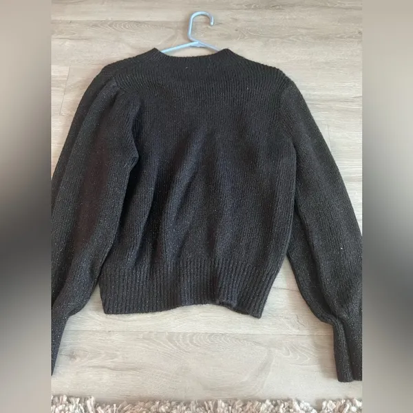 Black sparkle sweater Size L - Image 2