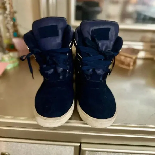 Blue women boots Size 9 - Image 3