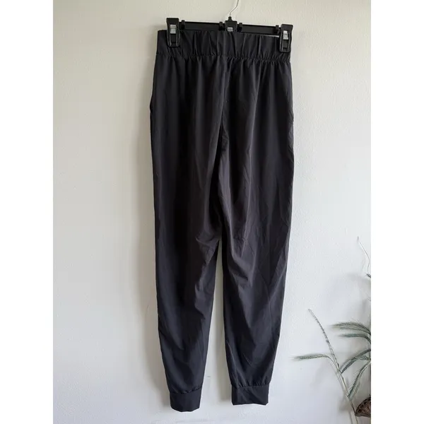 Nike Dri Fit‎ Womens Jogger Pants Black Elastic Waist Pockets XS - Image 5