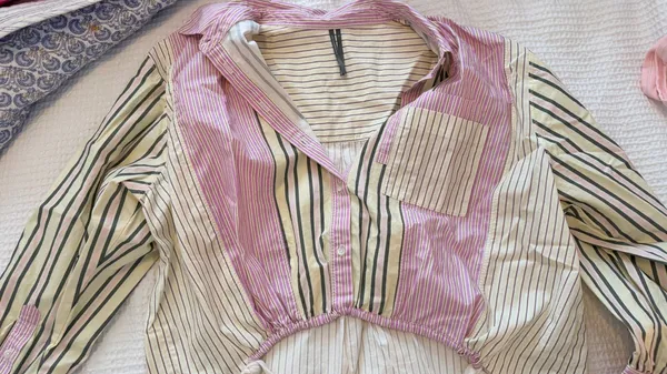 Anthropologie Striped Top - Image 4