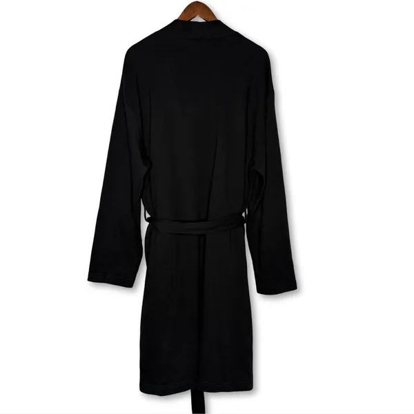 Polo Ralph Lauren Plush Soft Black Red Pony Fleece Bathrobe‎ L/XL Knee Length - Image 5