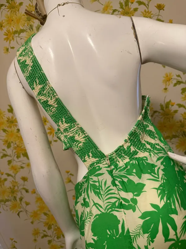 One sleeve backless jumpsuit size L Green Size L - Image 9