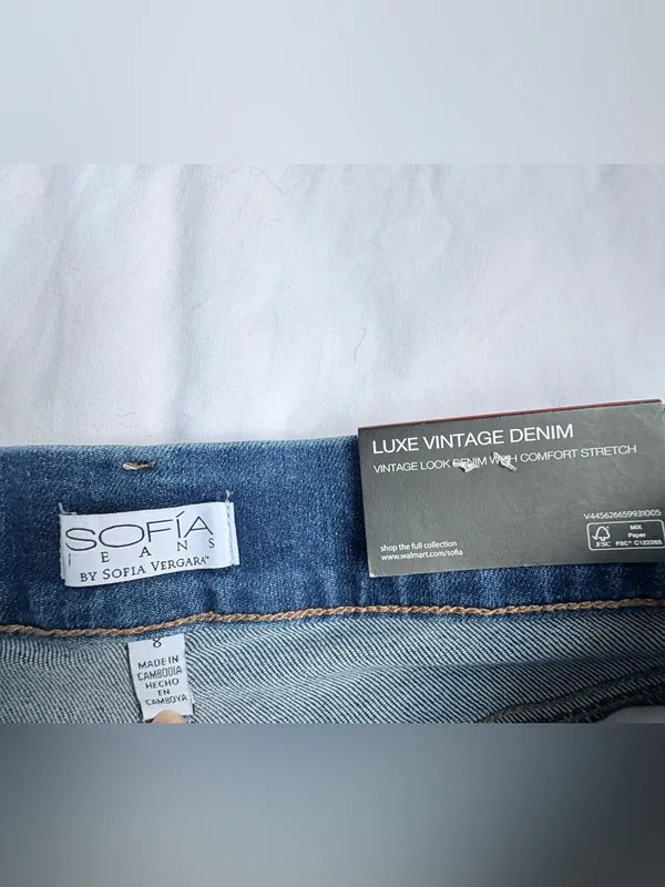 Sofia Jeans Sofia Vergara Margot Wide Leg Jeans Size 8 NWT Super High Rise - Image 13