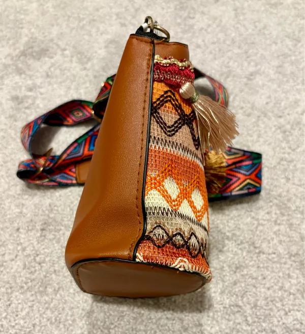 Crossbody Purse Brown - Image 4