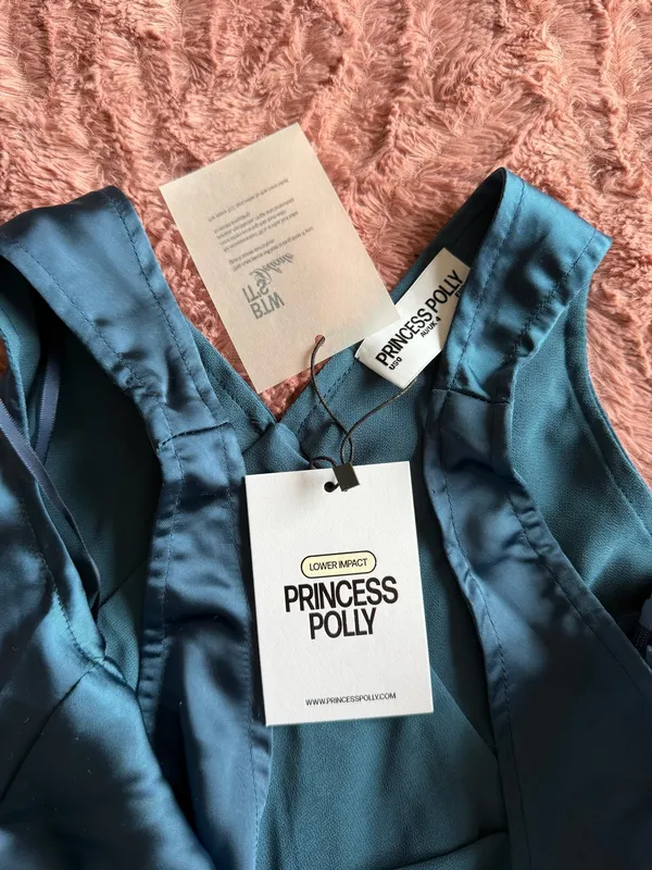 Princess Polly Blue Mini Dress - Image 4