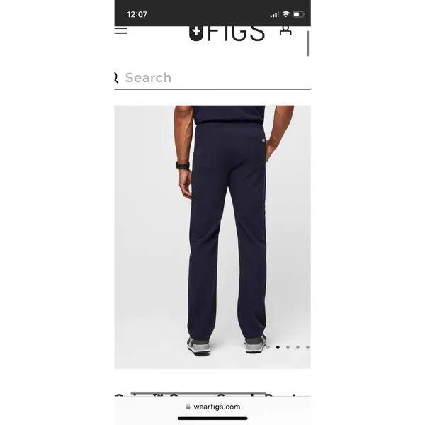 Figs Cairo™ Cargo Scrub Pants X-Large’s navy - Image 3