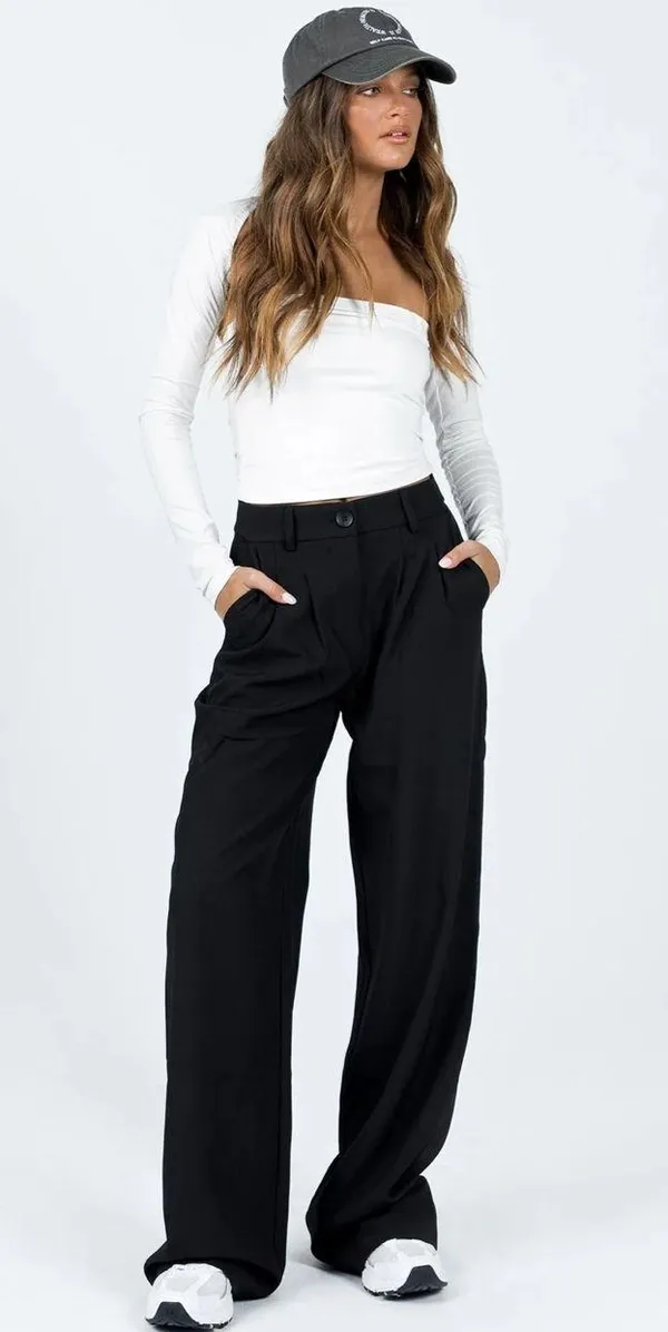 NWT Princess Polly Archer Pants Black - Image 2