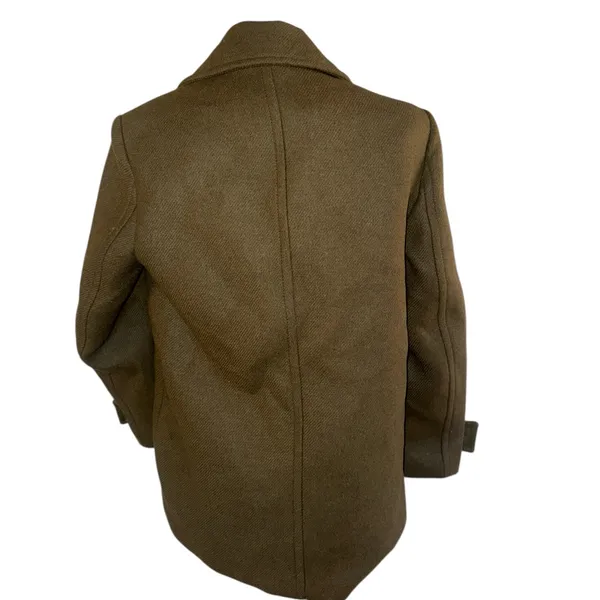 NWT ZARA WOOL BLEND DOUBLE-BREASTED COAT KHAKI Green Bloggers Fave Oversize READ - Image 9