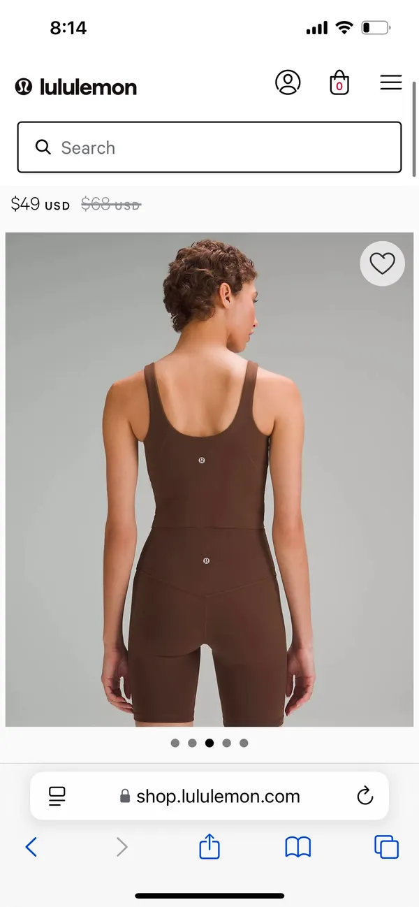 Lululemon Align Tank Java - Image 2