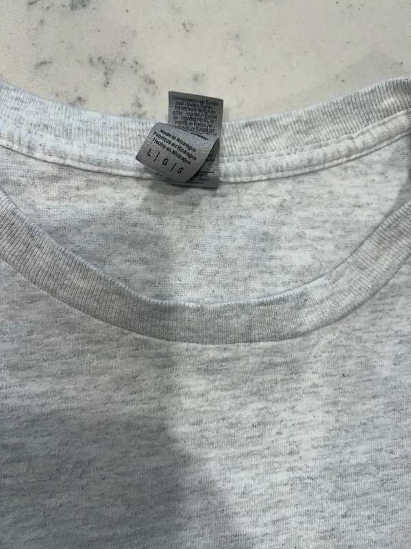 LaSalle Rugby Tshirt Gray Size L - Image 5
