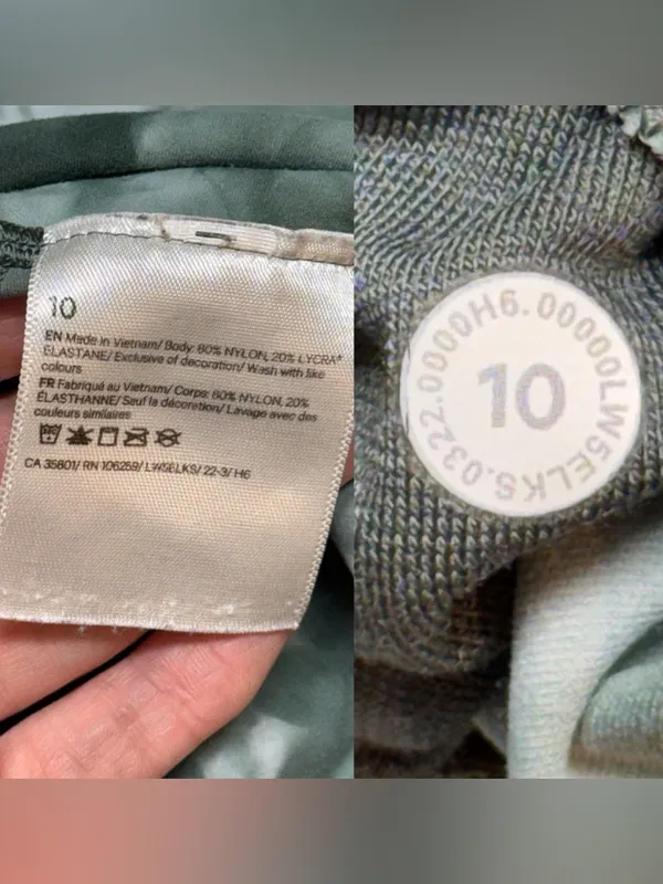 Lululemon Align High-Rise Pant 25" Diamond Dye Starlight Smoked Spruce Size 10 - Image 14