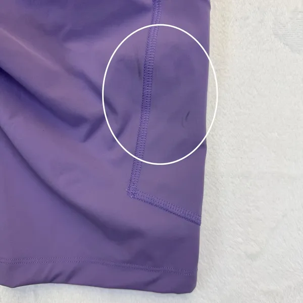 Outdoor Voices Zoom 8"‎ Biker Shorts Maypop Purple High Rise Pockets XS NEW READ - Image 8