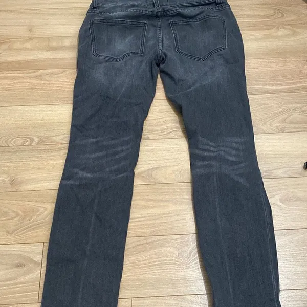 Free people dark gray wash overalls size small‎ - Image 5
