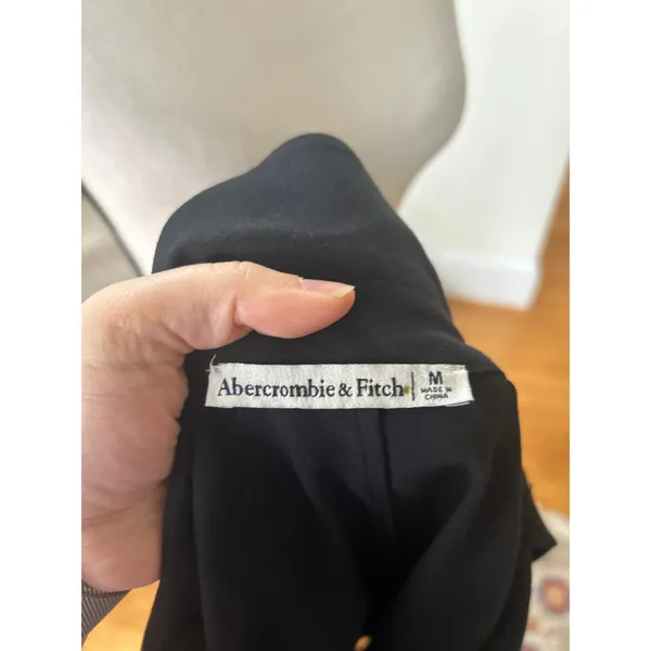 Abercrombie Black Wrap Waist Cut Out Mini Suit Dress - Image 6