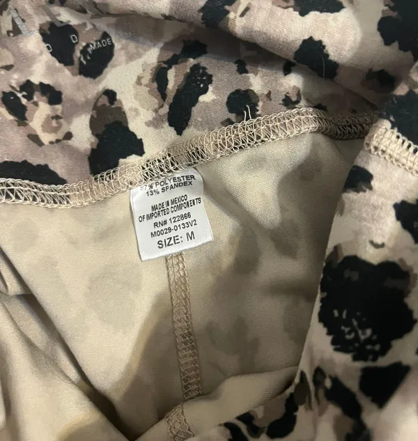 Biker Shorts Tan Size M - Image 2